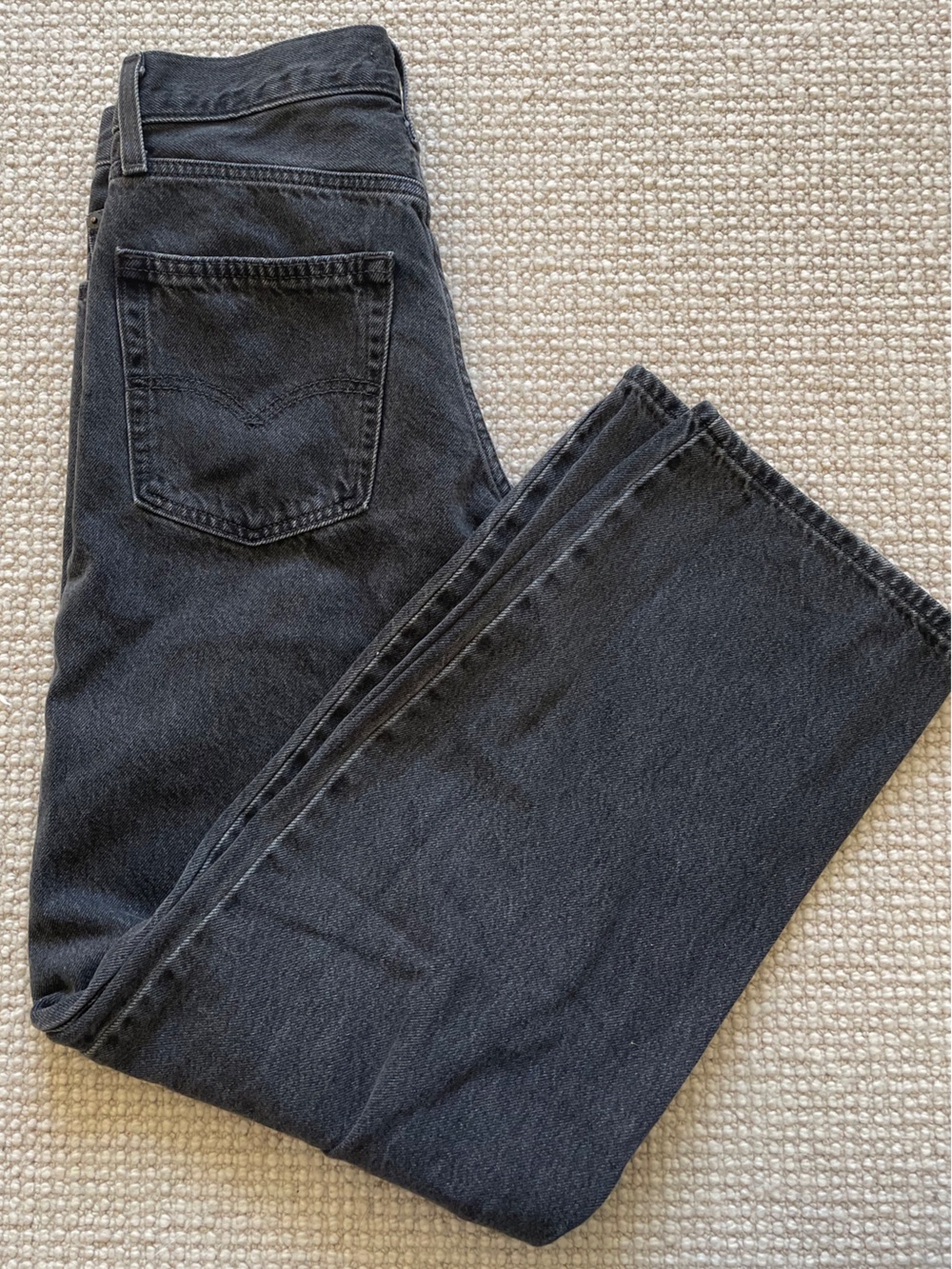 Levi’s Baggy Dad Boot Barn Stone 25x32 Barrel Jeans - Picture 6 of 6